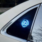 Oplaadbaar LED-autologo – neonlichteffect