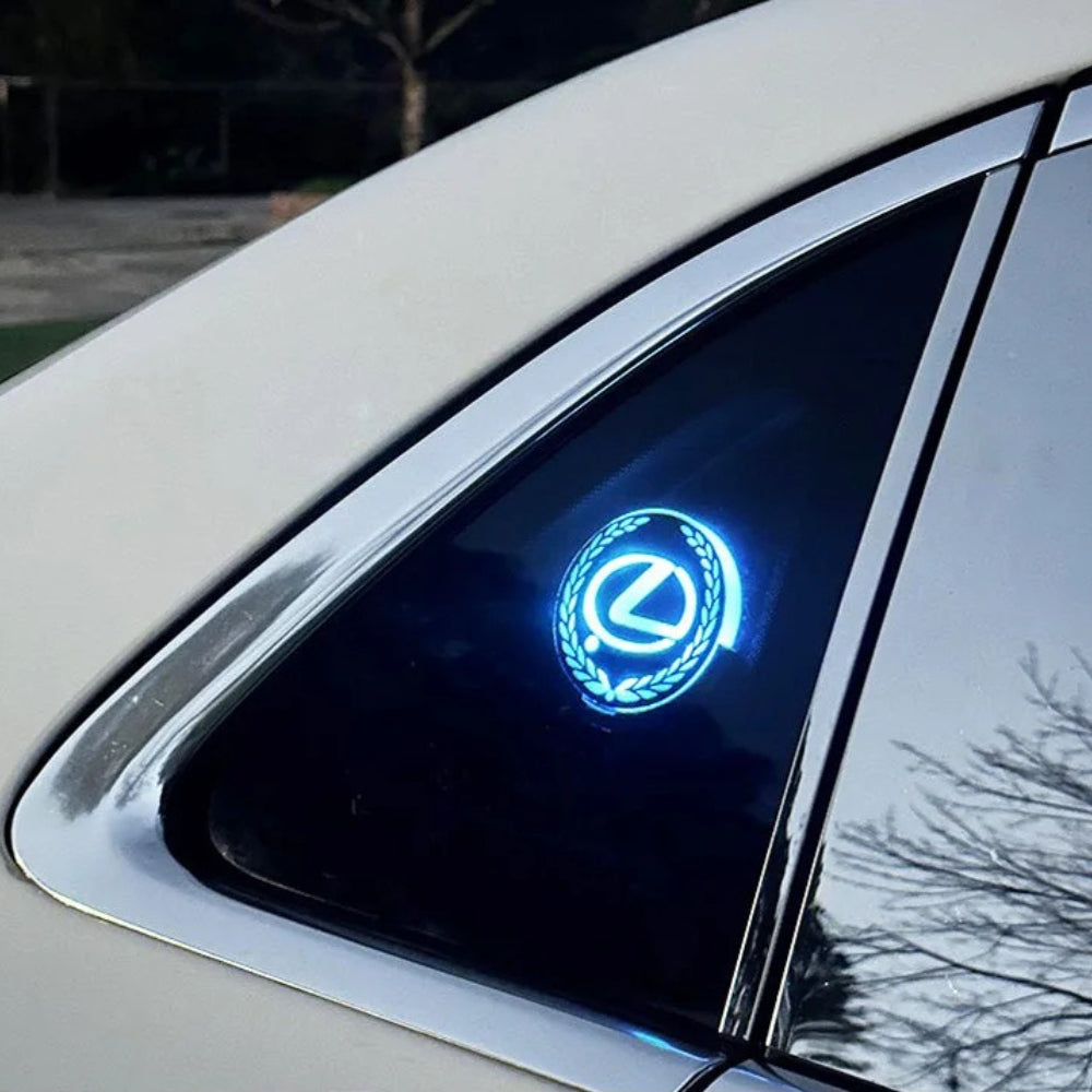 Oplaadbaar LED-autologo – neonlichteffect