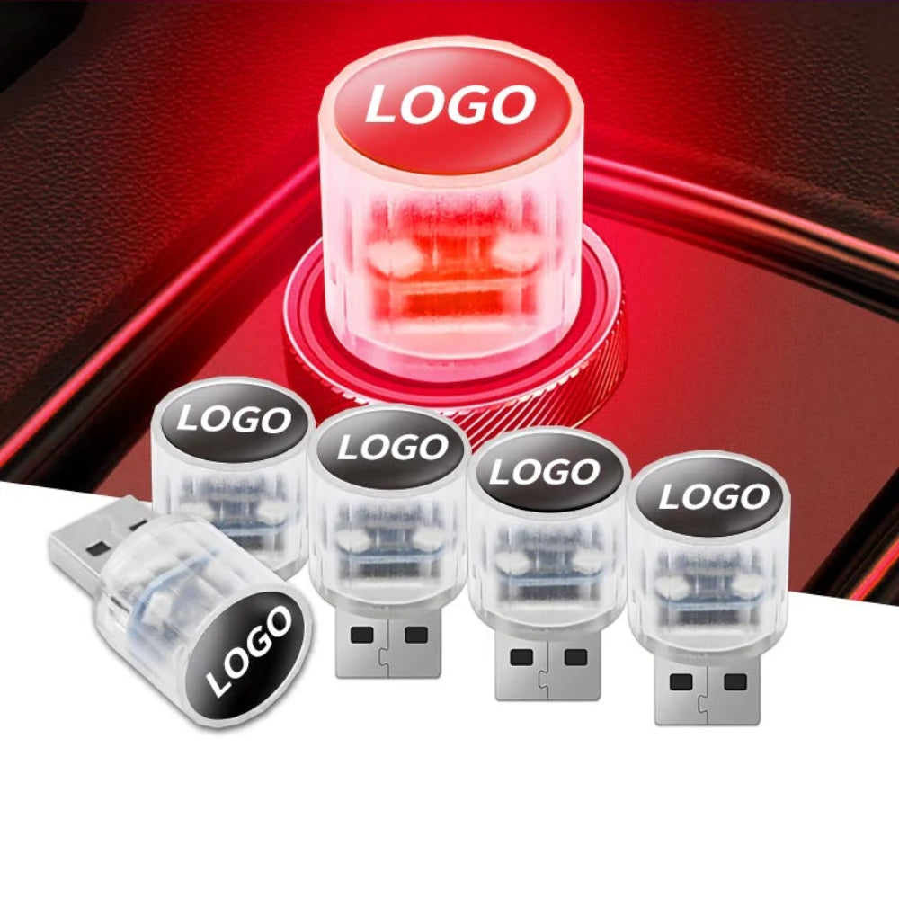 Decoratief mini-USB-ledlampje voor in de auto
