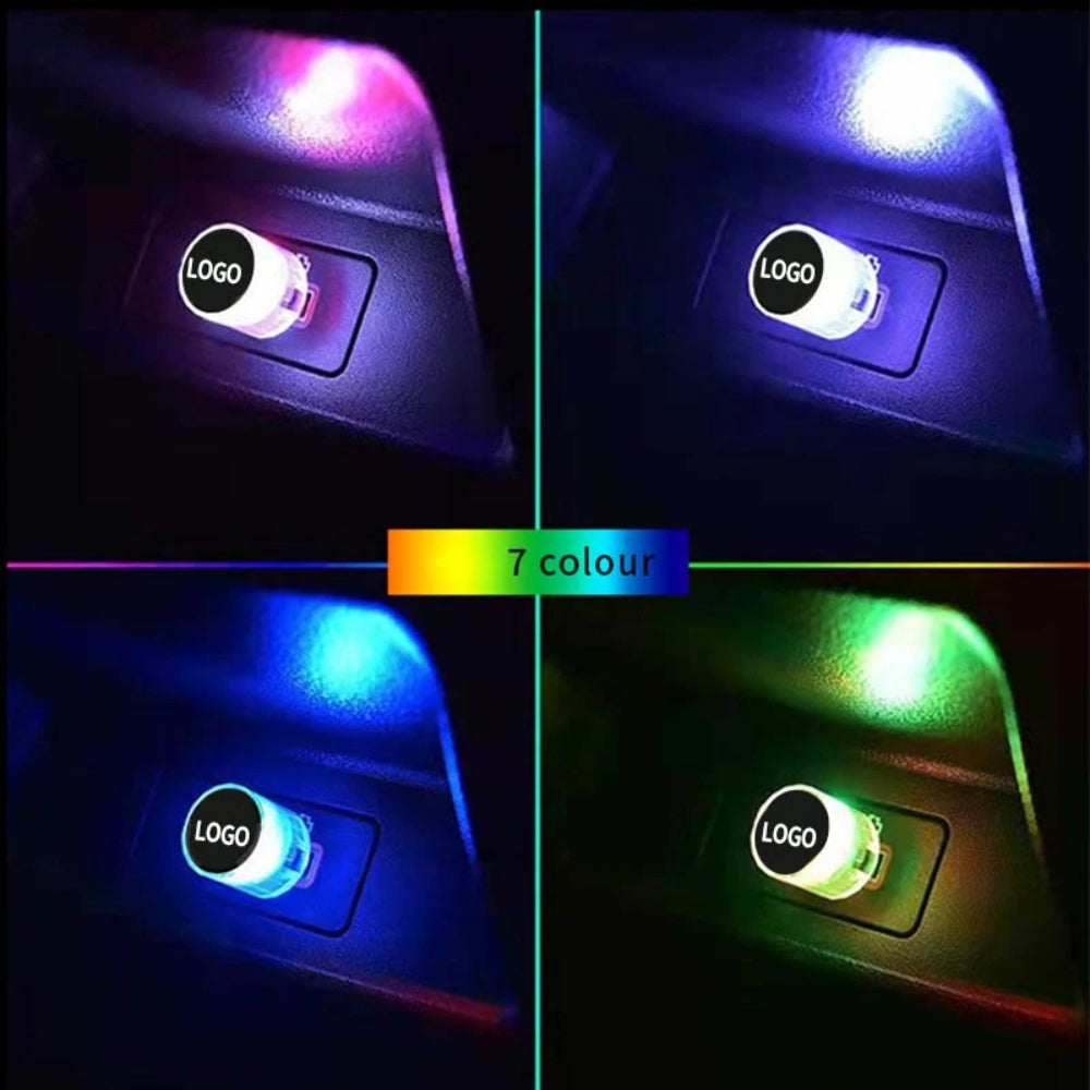 Decoratief mini-USB-ledlampje voor in de auto