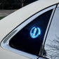 Oplaadbaar LED-autologo – neonlichteffect