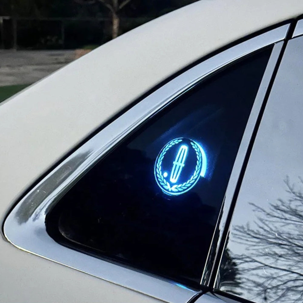 Oplaadbaar LED-autologo – neonlichteffect