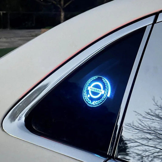Oplaadbaar LED-autologo – neonlichteffect