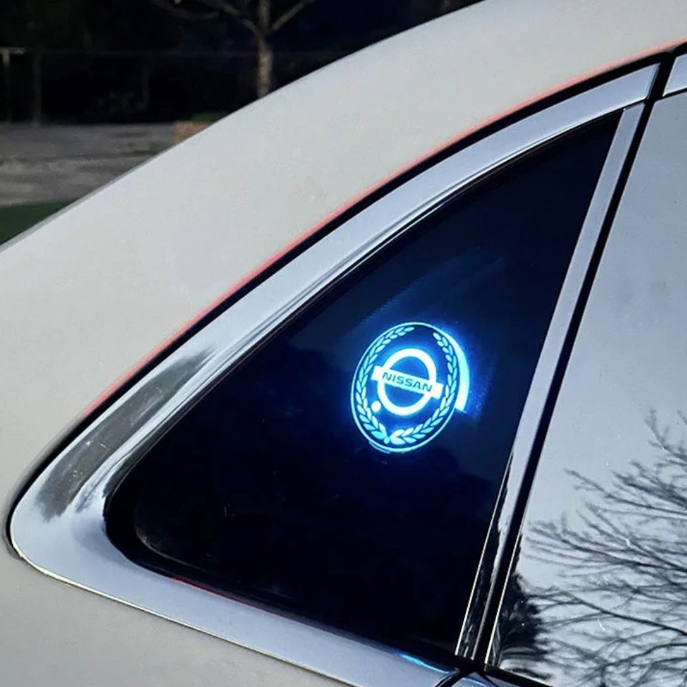 Oplaadbaar LED-autologo – neonlichteffect