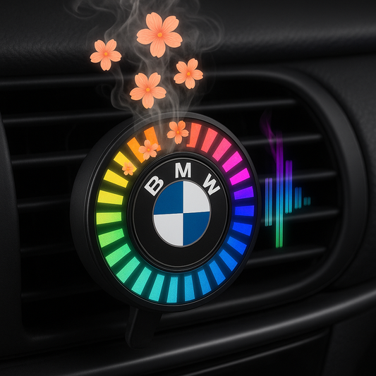 LED-autolampje met muziekritme en logo (met geurverspreider)