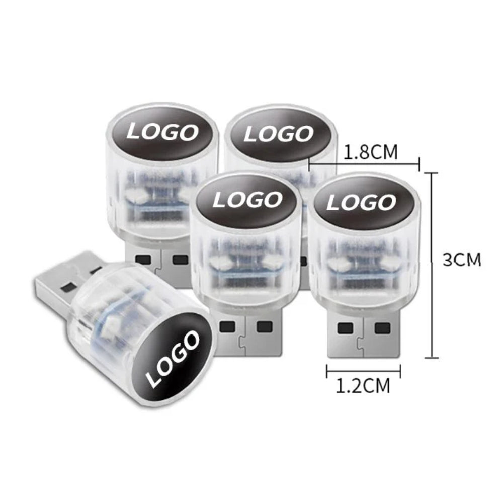Decoratief mini-USB-ledlampje voor in de auto
