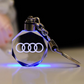Sleutelhanger met 3D-autologo in kristal