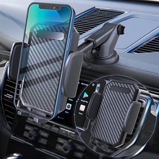Autotelefoonhouder met zuignap + gratis bevestiging voor ventilatieopening